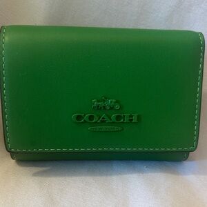 Coach Green Micro Wallet
